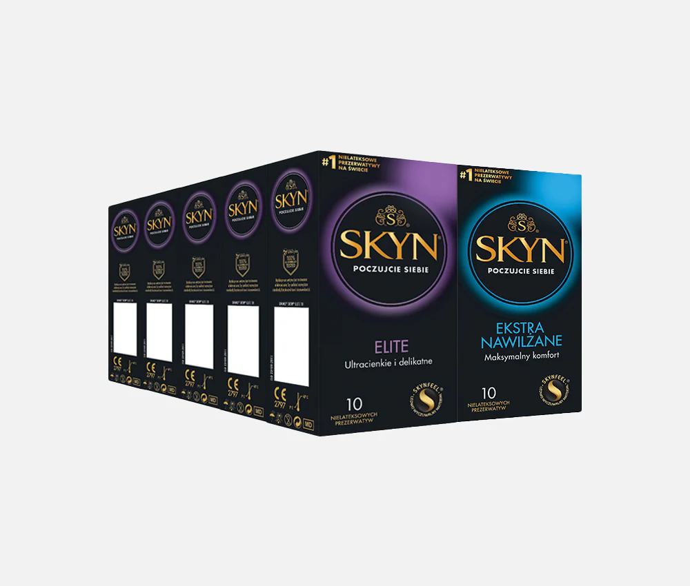 Zestaw 50 szt. SKYN® Elite + 10szt. SKYN® Ekstra Nawilżane GRATIS - Image 2